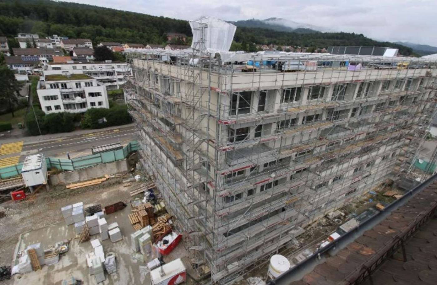 Wohn- und Pflegeheim USEGO-Areal, Olten, Bauingenieurleistungen als Fachplaner: Vorprojekt, Bauprojekt, Planung und Projektierung des Tragwerks und der Baugrube.