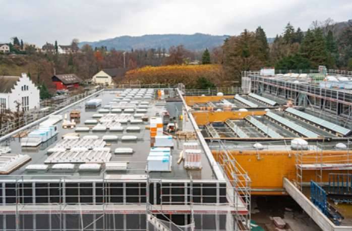 Sanierung Schulhaus Pfaffechappe, Baden, (Erdbeben-) Untersuchungdes best. Tragwerks, Planung und Ausführung der Verstärkungsmass-nahmen,Planung und Ausführung Umbaumassnahmen.