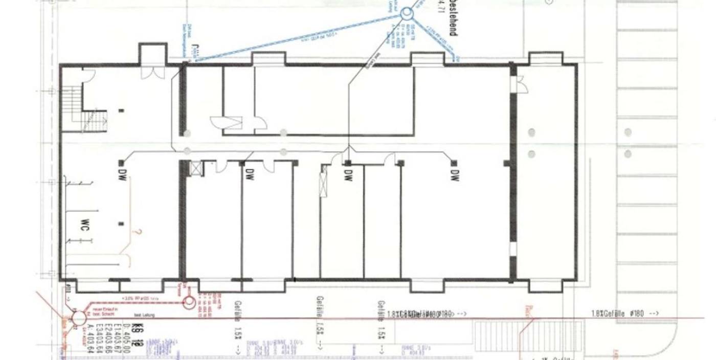 Prüfen von Kanalisationsgesuchen und Beratung von Architekten, Baugesuchsprüfung, Bauabnahme