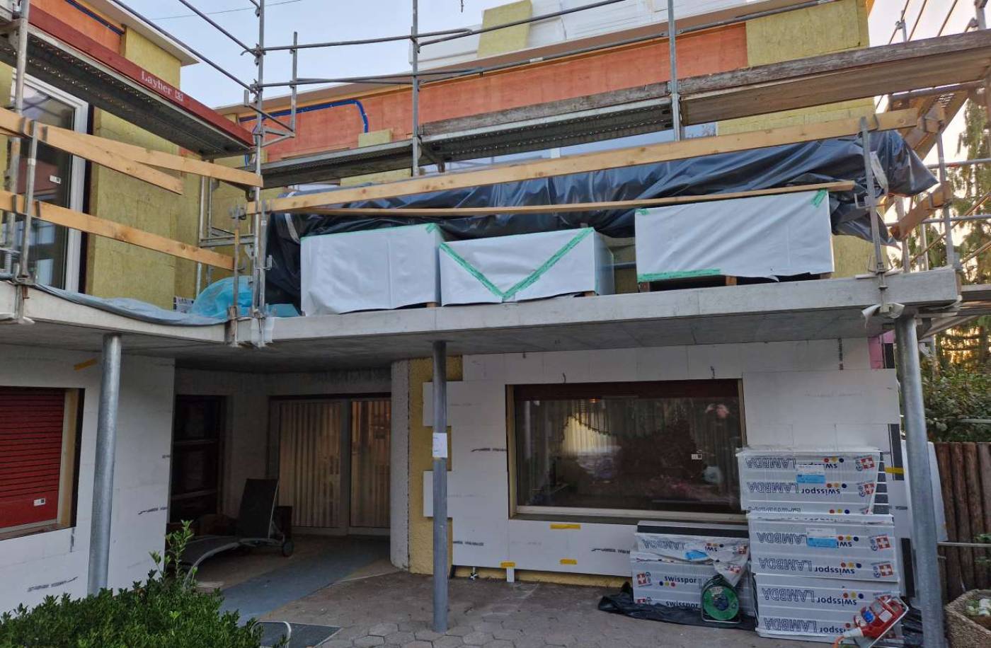 Umbau und Aufstockung EFH, 6247 Schötz, Statische Überprüfung Bestand, Verstärkungsmassnahmen in Stahl, Dimensionierung der neuen Balkonanlage