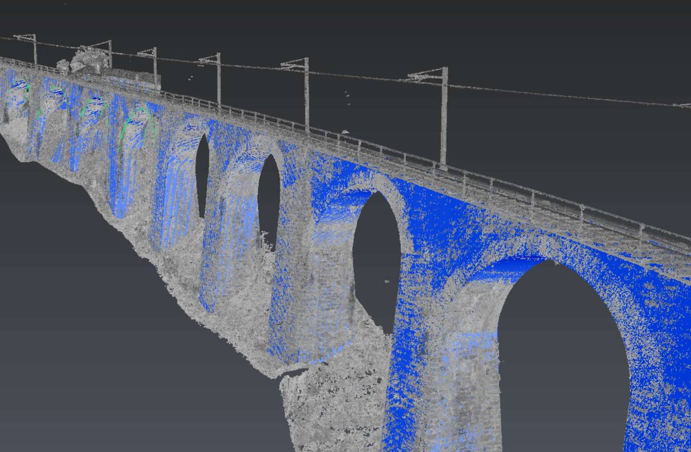 Rilievo e modello 3D
Funicolare Locarno, Madonna del Sasso, Rilievo tramite laserscanner 3D, Calcolo nuvola di punti, Modellizzazione 3D