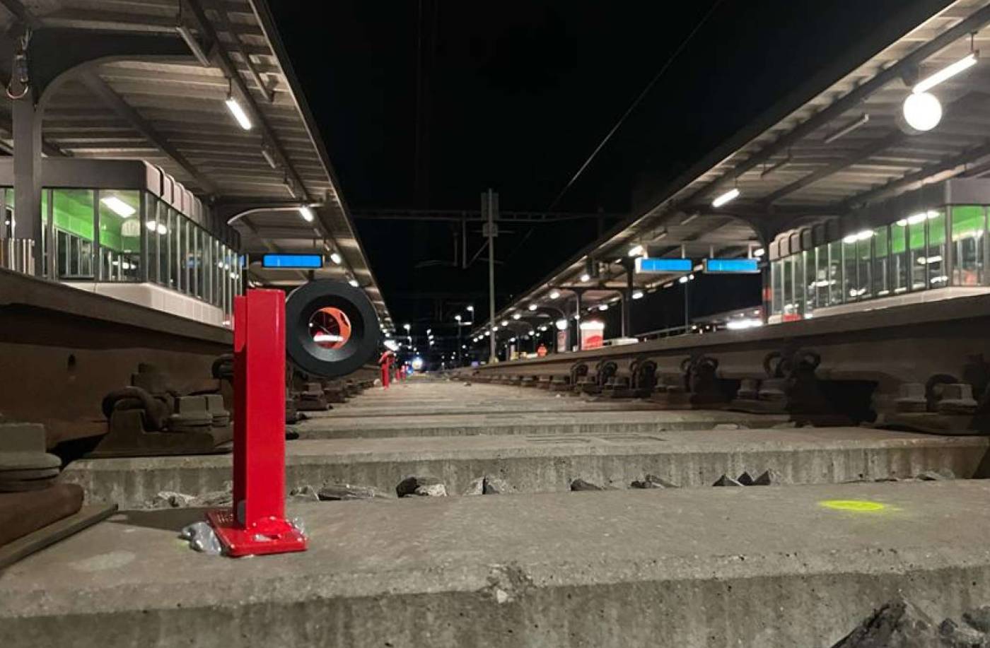 Linea 600, BZU, Rinnovo stazione Giubiasco, Rete punti fissi, Controlli tracciamento, Monitoraggio binari, pali LC e targonate, Rilievi per basi di progettazione