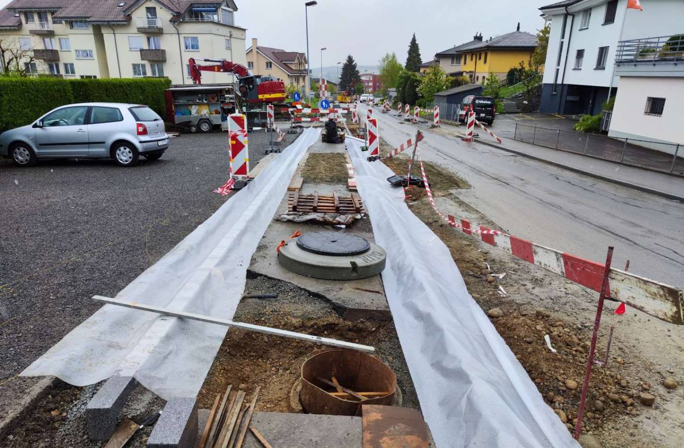 Strassenraumgestaltung und Sanierung Willistattstrasse, 6206 Neuenkirch, Bauprojekt, Ausführungsprojekt, Bauleitung, Abrechnung, Abschlussdokumentation