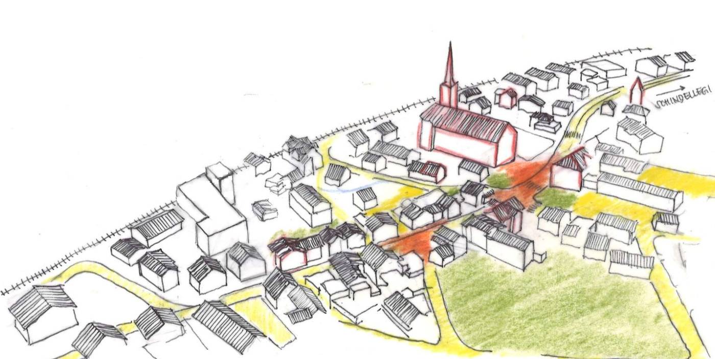 Gemeinde Rothenthurm, Leitplanung Hauptstrasse, Analyse Grundlagen und Inventare, Erstellung Kriterienraster (morphologischer Kasten), Variantenstudium und 3D-Visualisierungen, Berichterstattung