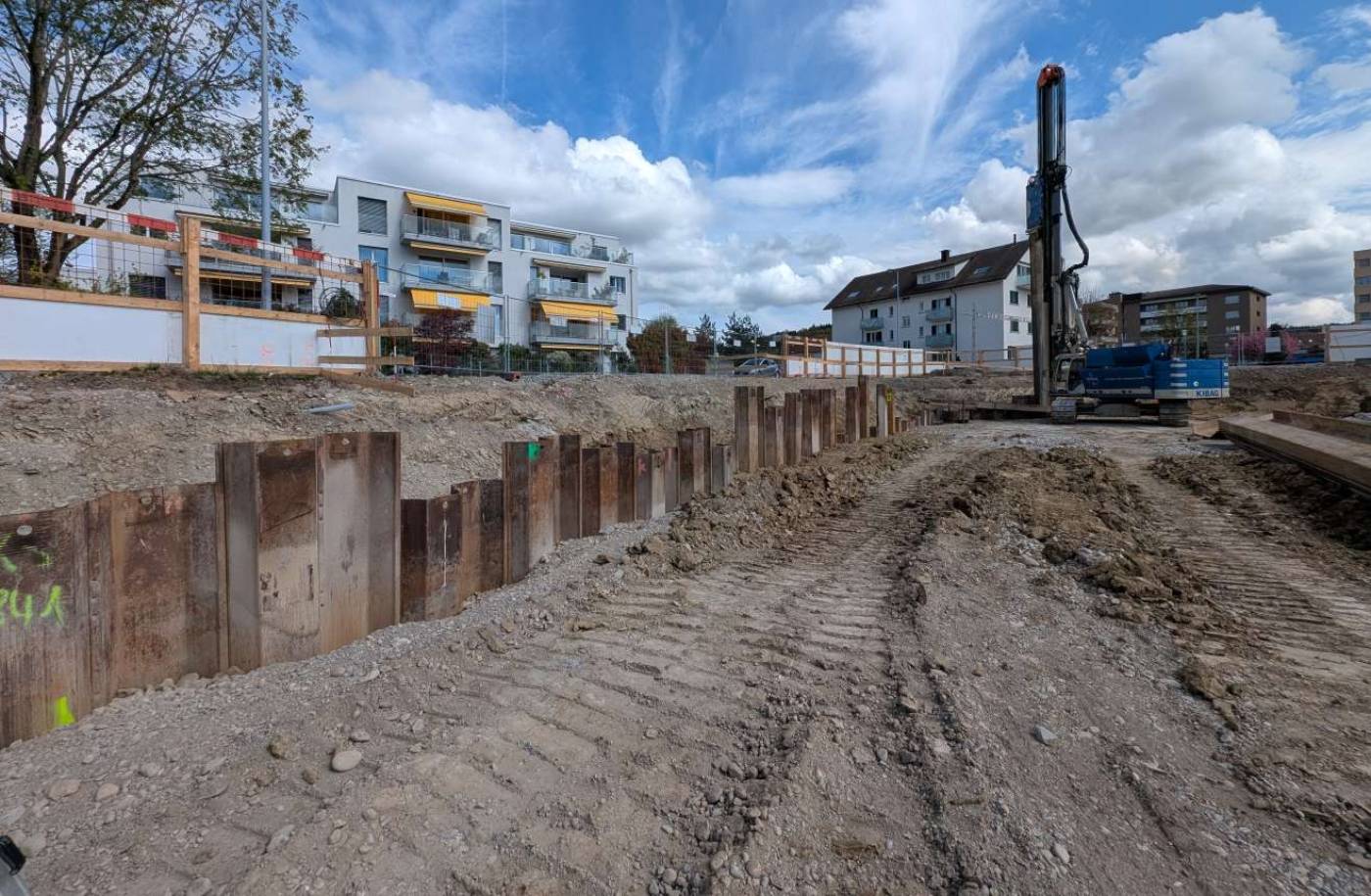 Baugrube WÜB Lettenmatt, 2. Etappe
8903 Birmensdorf, Technische Bauleitung