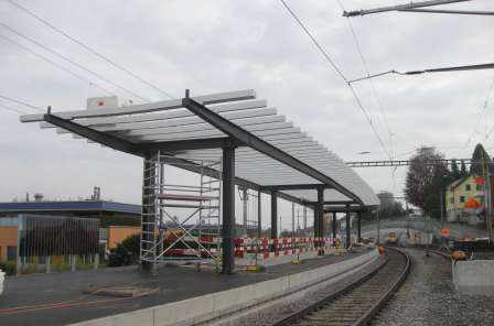SOB Bahnhof, 8832 Wollerau, Grundlagenbeschaffung, Feldaufnahmen, Vorprojekt, Auflageprojekt und Kostenvoranschlag, Statische Berechnungen Stahlbetonkonstruktionen  Devisierung, Ausschreibung und Offertvergleich, Ausführungsprojekt, Örtliche Bauleitung, Ausmass und Abrechnung