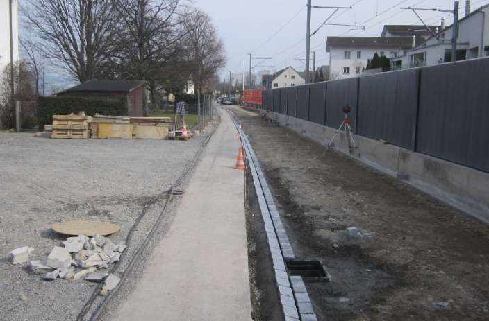 Hirsackerstrasse Horgen, Grundlagenbeschaffung,Feldaufnahmen, Vorprojekt, Auflageprojekt und Kostenvoranschlag, Devisierung, Ausschreibung und Offertvergleich , Ausführungsprojekt, Örtliche Bauleitung, Ausmass und Abrechnung, Infoveranstaltung für Anwohner
