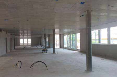 Gewerbehaus First, 8835 Feusisberg, Projekt und Baukontrollen Tragstruktur in Massivbauweise und Stahlbau, Projekt und Fachbauleitung Baugrube mit Baugrubensicherung