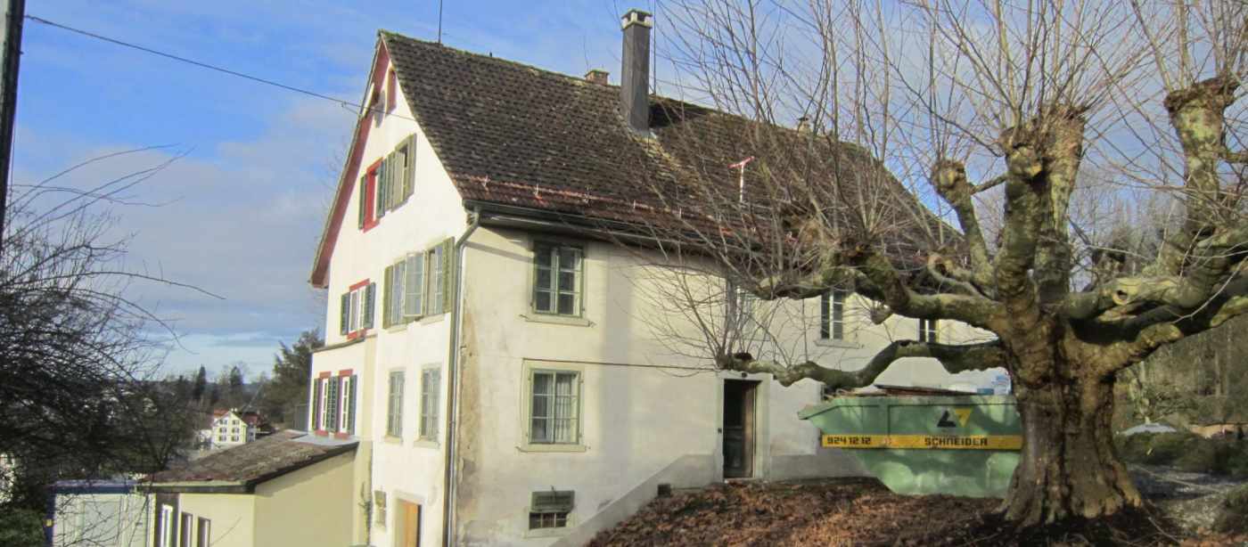 Umbau Wohnhaus Wellenbergstrasse 1, Hombrechtikon, Projekt und Baukontrollen  Umbauarbeiten