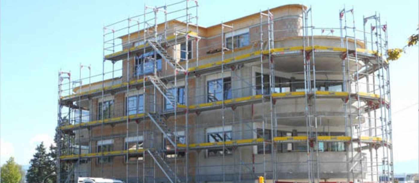 Neubau MFH Kirchstrasse 51, Freienbach, Projekt und Baukontrolle Tragstruktur in Massivbauweise, , Projekt und Bauleitung Baugrubensicherung.