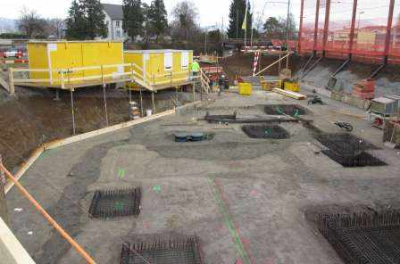 Neubau MFH Kirchstrasse 51, Freienbach, Projekt und Baukontrolle Tragstruktur in Massivbauweise, , Projekt und Bauleitung Baugrubensicherung.
