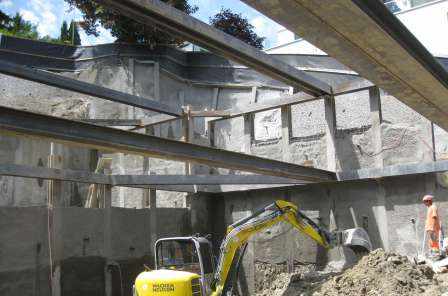 MFH Weinbergstrasse 35, 8802 Kilchberg, Projekt und Baukontrolle Tragstruktur in Massivbauweise, , Projekt und Fachbauleitung Baugrubenarbeiten inkl. Sicherung