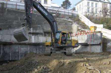 MFH Dorfstrasse 36, 8802 Kilchberg, Projekt und Baukontrolle Baugrubenarbeiten mit Sicherung, Projekt und Baukontrolle Massivbauarbeiten