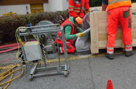 Inlinereinbau Mischabwasserleitung, Steinerberg, Vorprojekt, Kostenschätzung, Koordination Werke, Bauprojekt mit Kostenvoranschlag. Devisierung, Ausschreibung und Offertvergleich, Ausführungsprojekt, örtliche Bauleitung, Ausmass, Abrechnung, Kostenkontrolle, Inbetriebnahme