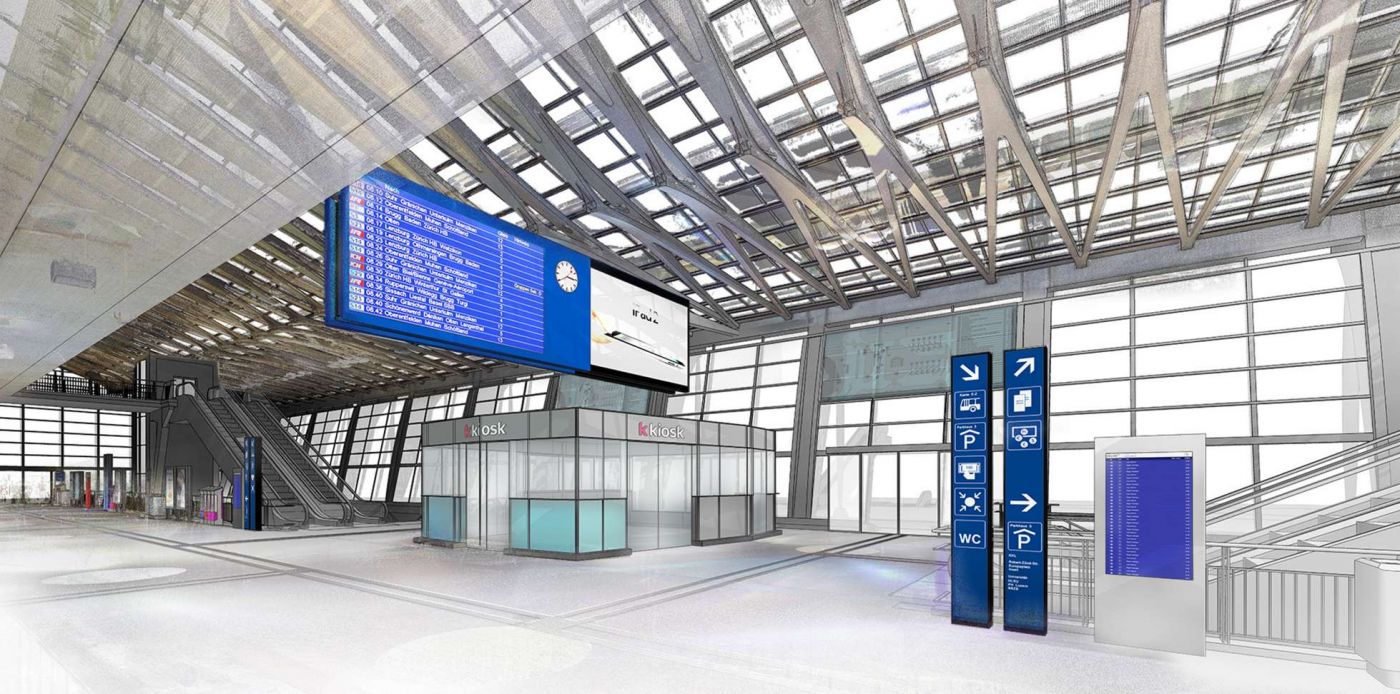 SBB Bahnhof Luzern, 3D-Modell, 3D Laserscan, , 3D- / BIM- Modellierung aus Punktwolke, RealTime Präsentation, Virtual Reality