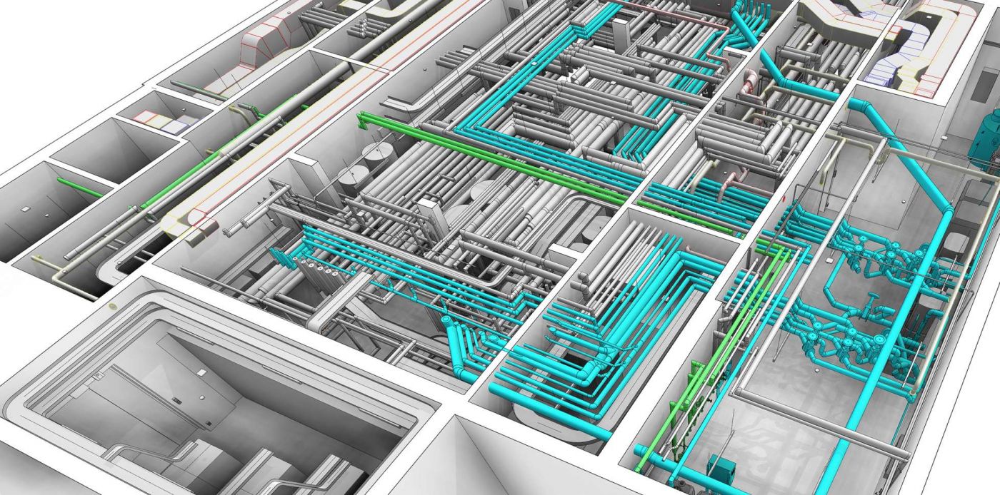 Projekt NEST, Empa, 3D Laserscan, BIM Betriebsvorgaben (OIA&LIA), 3D- / BIM- Modellierung aus Punktwolke, BIM4FM