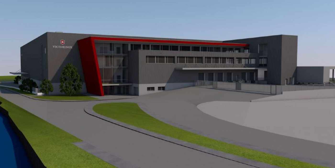 Neubau Distributionscenter Victorinox, Seewen-Schwyz, Überwachung der Gleisanlage auf einer Länge von rund 200m, , Überwachung Pfählung, , Baubegleitende Vermessung, , Kubaturbestimmungen