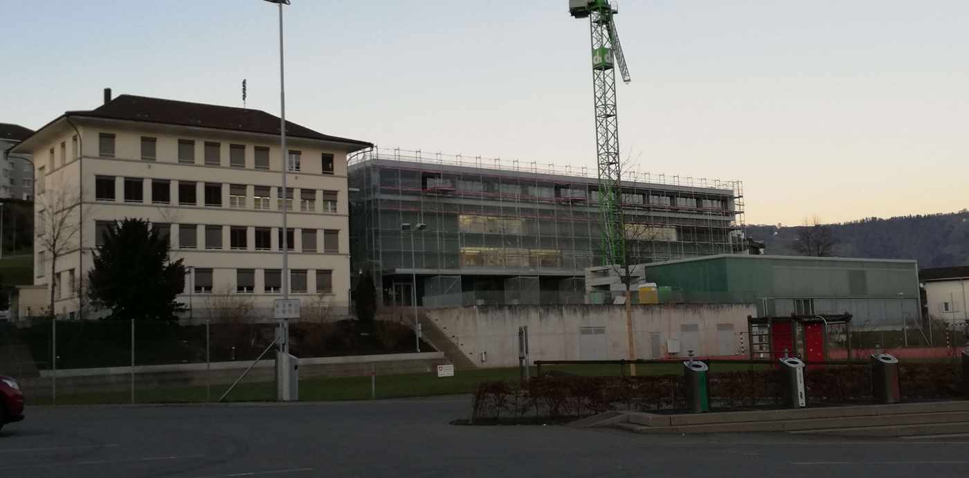 Erweiterung und Erdbebenertüchtigung Schulhaus, 6405 Immensee, Überprüfung Erdbebensicherheit mit Massnahmenempfehlung, , Projekt und Baukontrollen für Tragkonstruktion im Umbau und Erdbebenertüchtigung