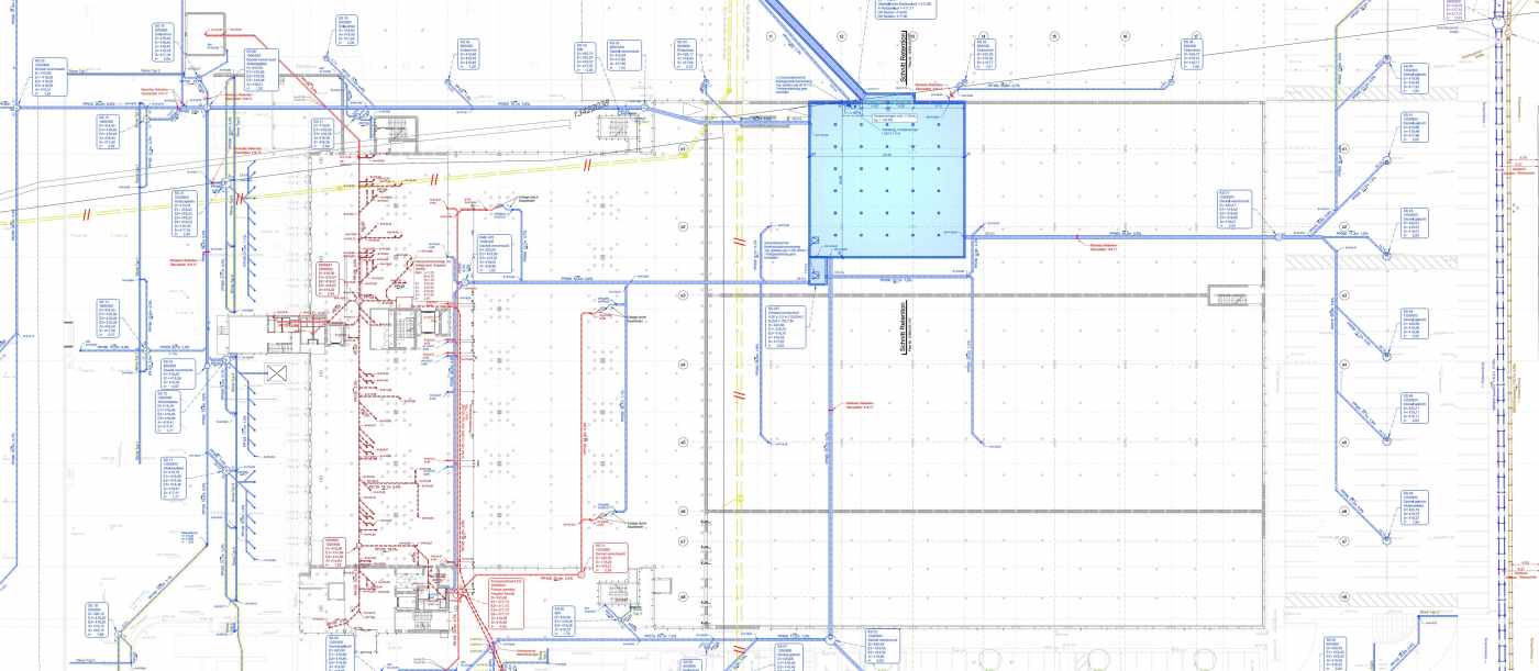 New DC Estée Lauder Grundstücksentwässerung, Galgenen, Bauprojekt, Bewilligungsprojekt, Ausführungsprojekt, Technische Bauleitung, Abnahme, Abschluss