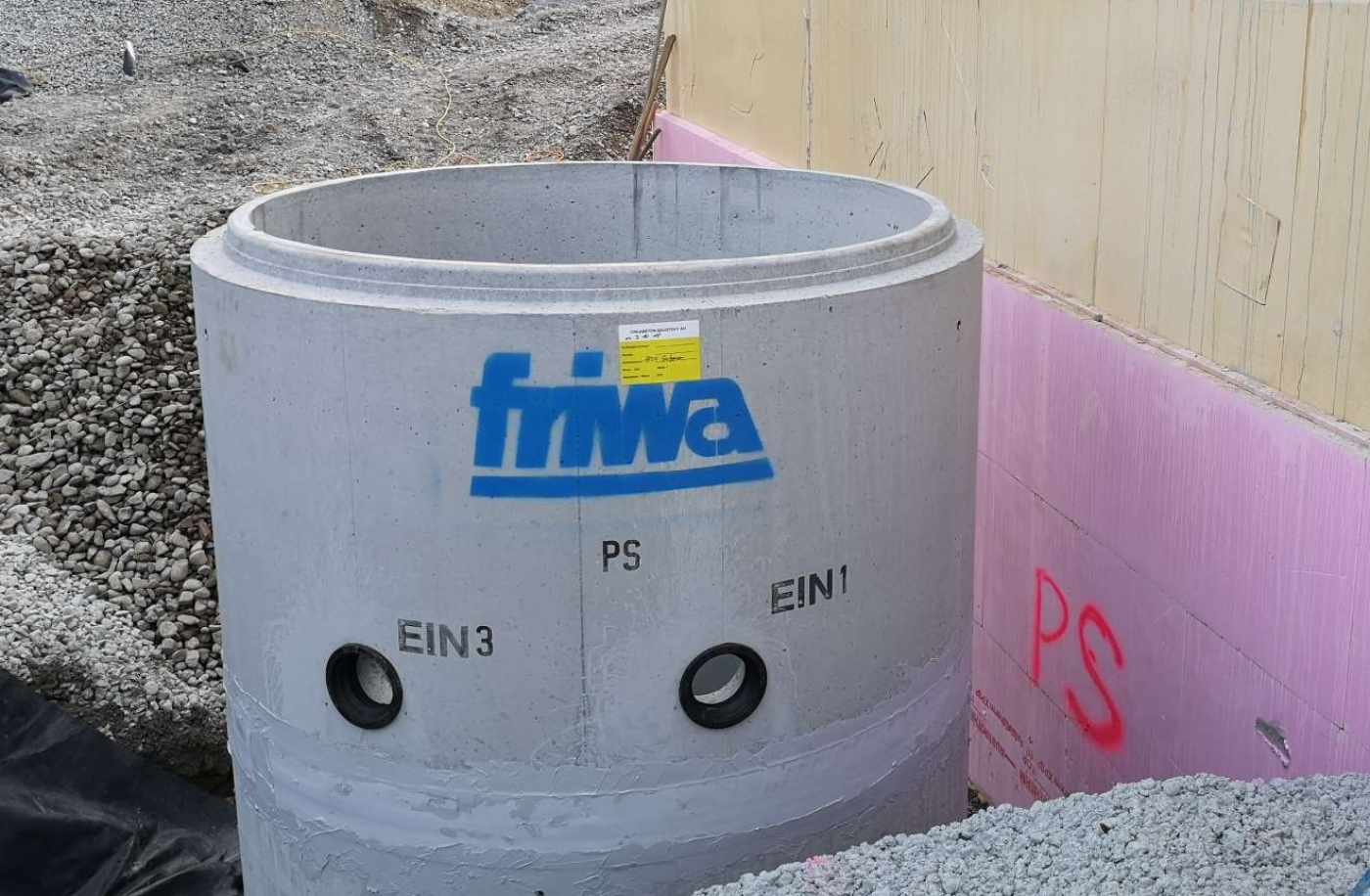 New DC Estée Lauder Grundstücksentwässerung, Galgenen, Bauprojekt, Bewilligungsprojekt, Ausführungsprojekt, Technische Bauleitung, Abnahme, Abschluss