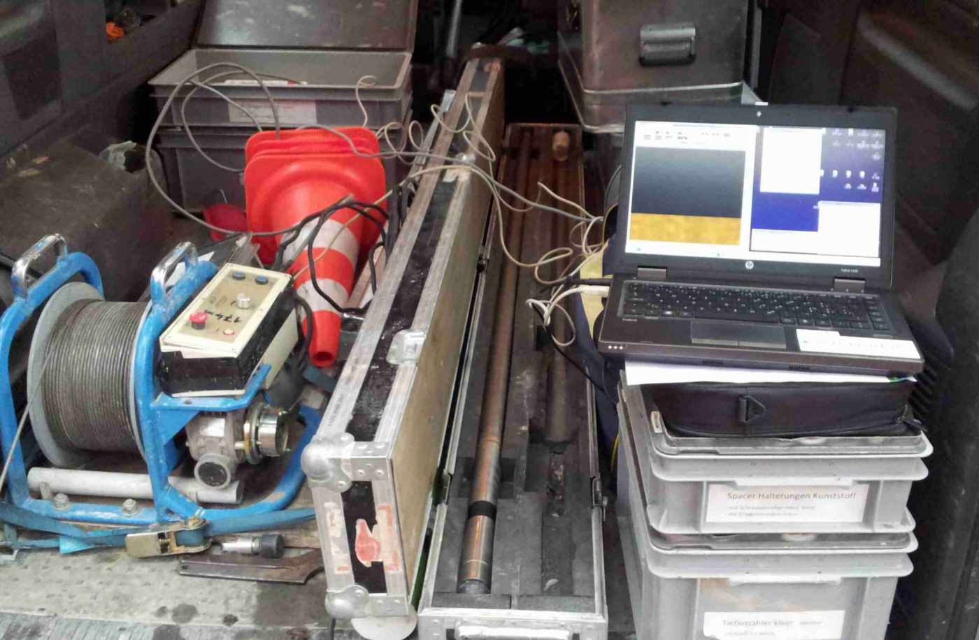 Verkehrssanierung 
Aarwangen-Langenthal Nord, 4x Dilatometermessung bis ca. 30m, , 3x Bohrlochscanner (OPTV) bis 40m, , 2x FullWaveSonic (FWS) bis 40m, , 4x CPTu / DPSH bis 30m