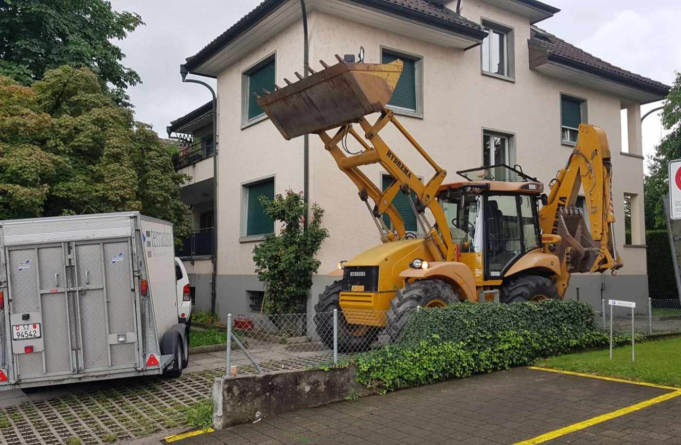 Ersatzbau Alte Jonastrasse
Rapperswil-Jona, 1 Baggerschlitz, 3 Rammsondierungen, 2 Piezometer, Geotechnischer Bericht