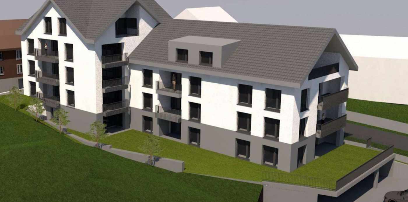 MFH Rebmattlistrasse 3+5, Wilen, Projekt und Fachbauleitung der Baugruben und Fundationsarbeiten, , Projekt und Baukontrolle der Tragstruktur in Massivbauweise