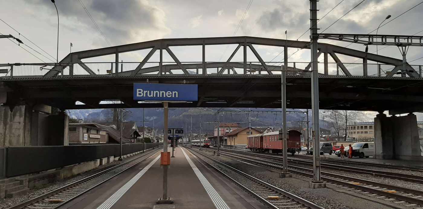 Unterstossung Bahnhof Brunnen, Erarbeitung Messkonzept, , Überwachung Gleisanlage mittels Totalstationen