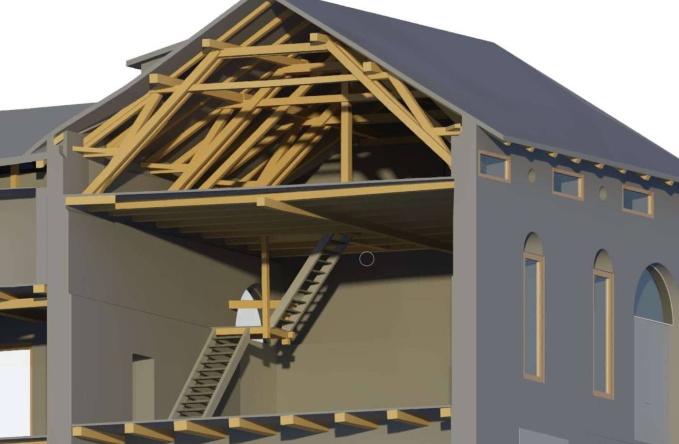 Gebäudevermessung StufelsCAD und BIM, Gebäudeaufnahmen, Erstellung 3D Modell (BIM), Grundrisse, Schnitte