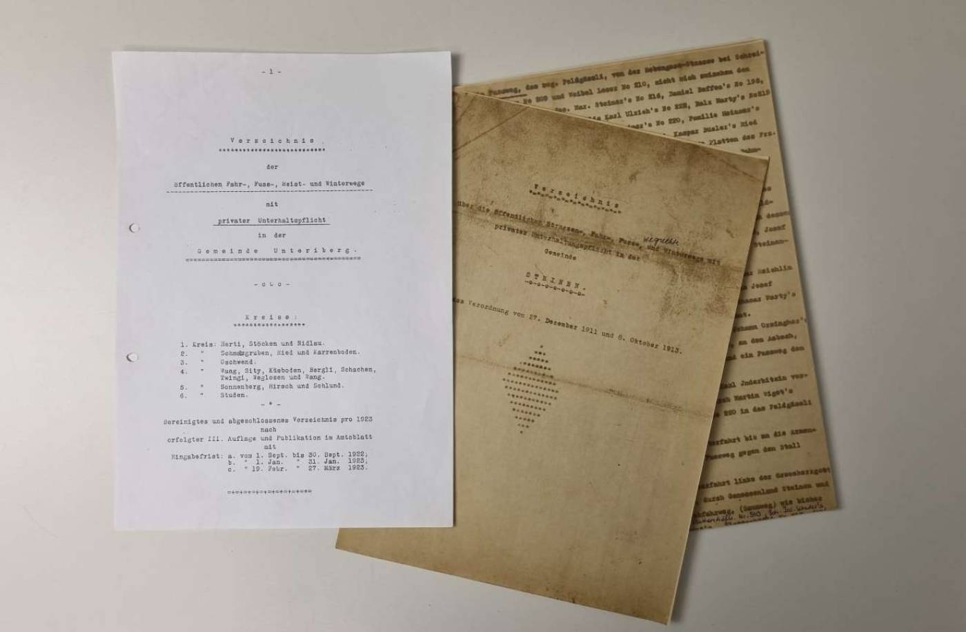 Wegrodel (öffentliche Wege mit privater Unterhaltspflicht), Datenerfassung und -aufbereitung, Unterstützung der Gemeinden im Bereinigungs- und Auflageverfahren, Datenexport nach Interlis 2.3 / Abgabe, An Kanton, Einbindung Wegrodel ins WebGIS der, Gemeinden