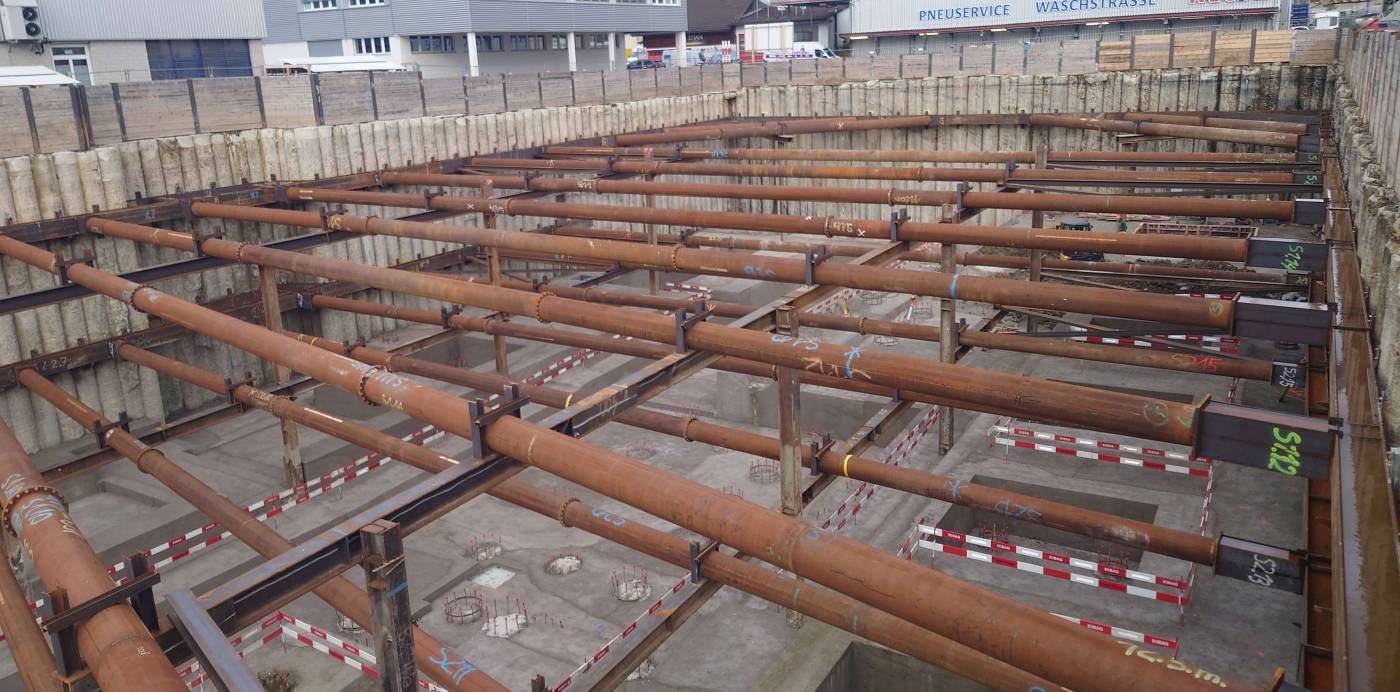 Fundation Neubau Diamant, 
Keller Druckmesstechnik AG,
Winterthur, Submission und Projektierung (Vorprojekt bis und mit Ausführungsprojekt) Fundation, Baukontrollen