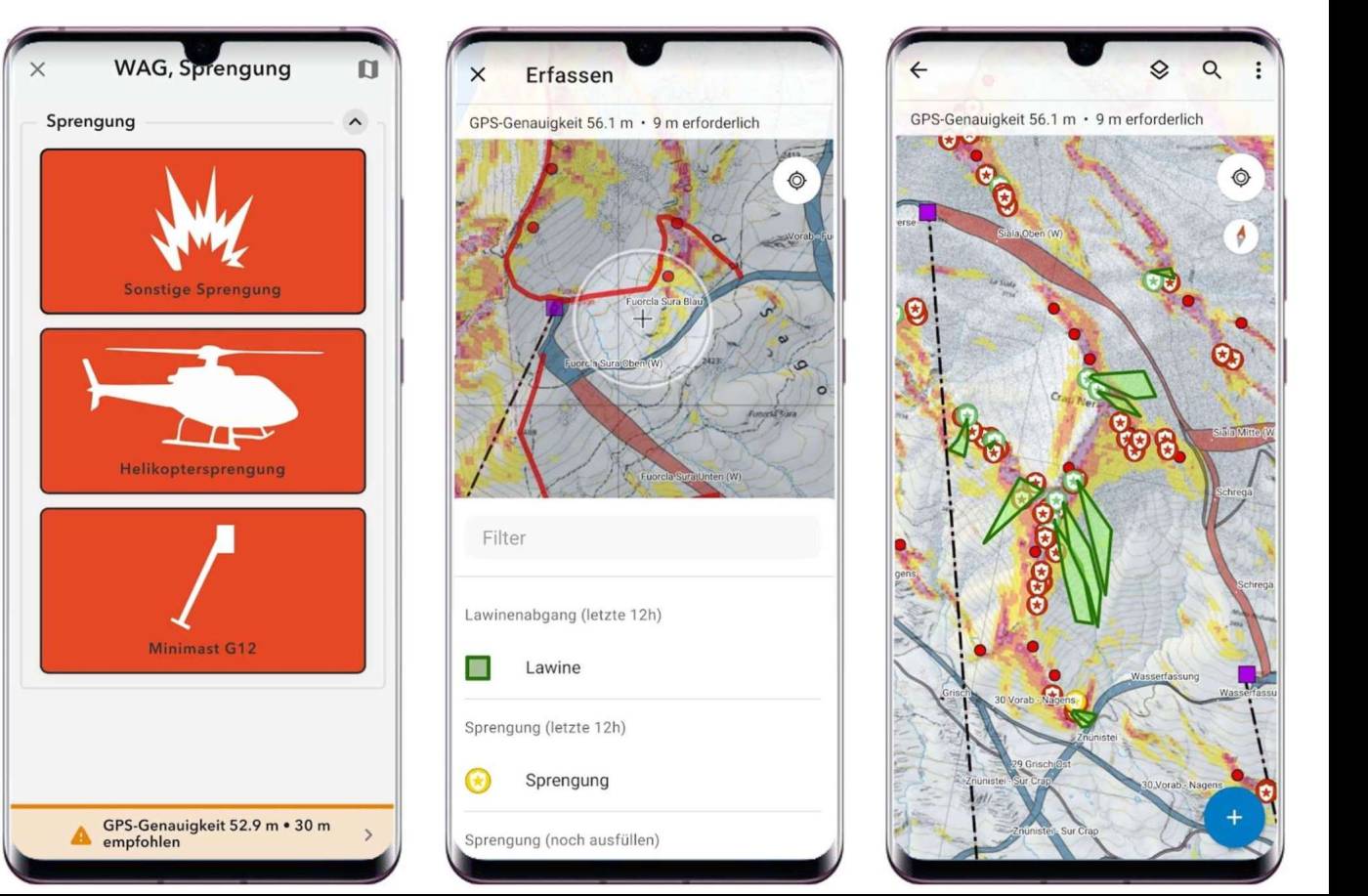 Management dell'infrastruttura e GIS, Registrazione delle pratiche in sospeso, Gestione delle aree verdi, Rilevamento dello stato delle strade, Servizio piste e soccorso, Controllodei parchi giochi