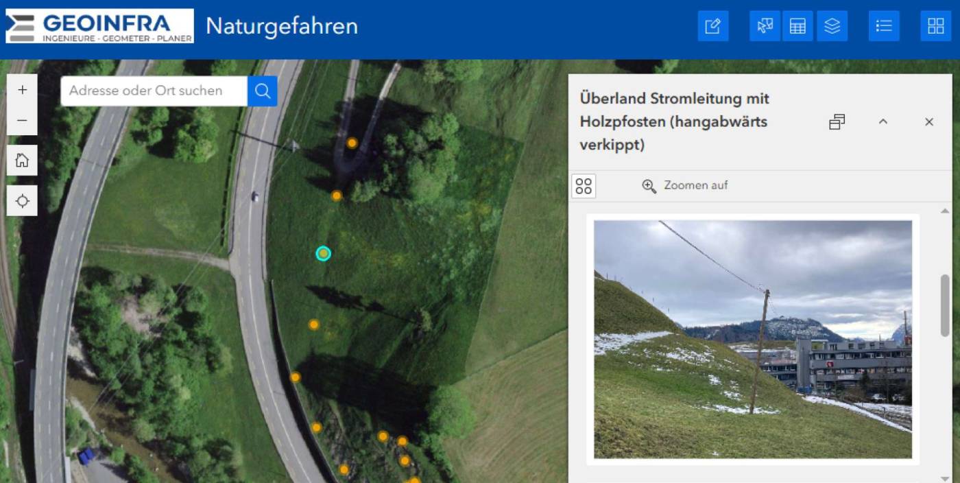 civic App Naturgefahren Feldaufnahmen, Konfiguration App für mobile Datenerfassung, AufbauApp für Weiterverarbeitung und Ansicht am Desktop