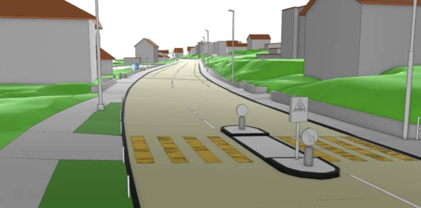 Sanierung Seestrasse, 8706 Meilen, Grundlagenerfassung mittels Laserscan, Drohnen- Tachymetrische Aufnahmen, Auswertung und Registration Punktwolke, Auswertung Geländemodell, Absteckungen vor Ort, Baufixpunktnetz