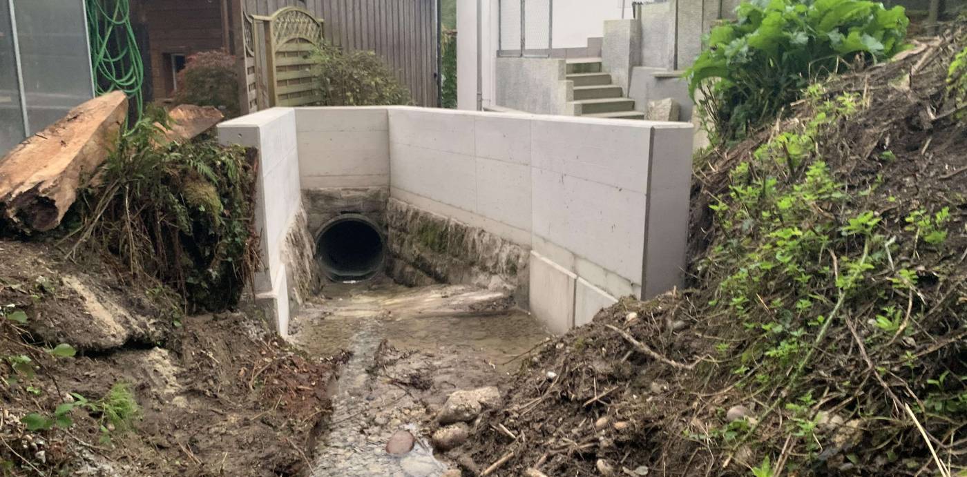 HWS Mehltobelbach, Bauprojekt bis AusführungHydraulikZustandsanalyseEreignisanalyse nach Hochwasser 2024