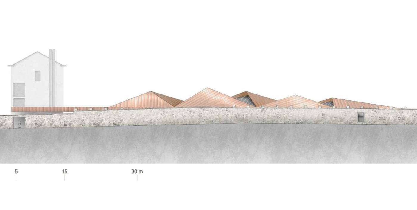 Mensa Collegio Papio, Ascona, Ricerca strutturale di varianti, Concetto strutturale definitivo, Predimensionamento