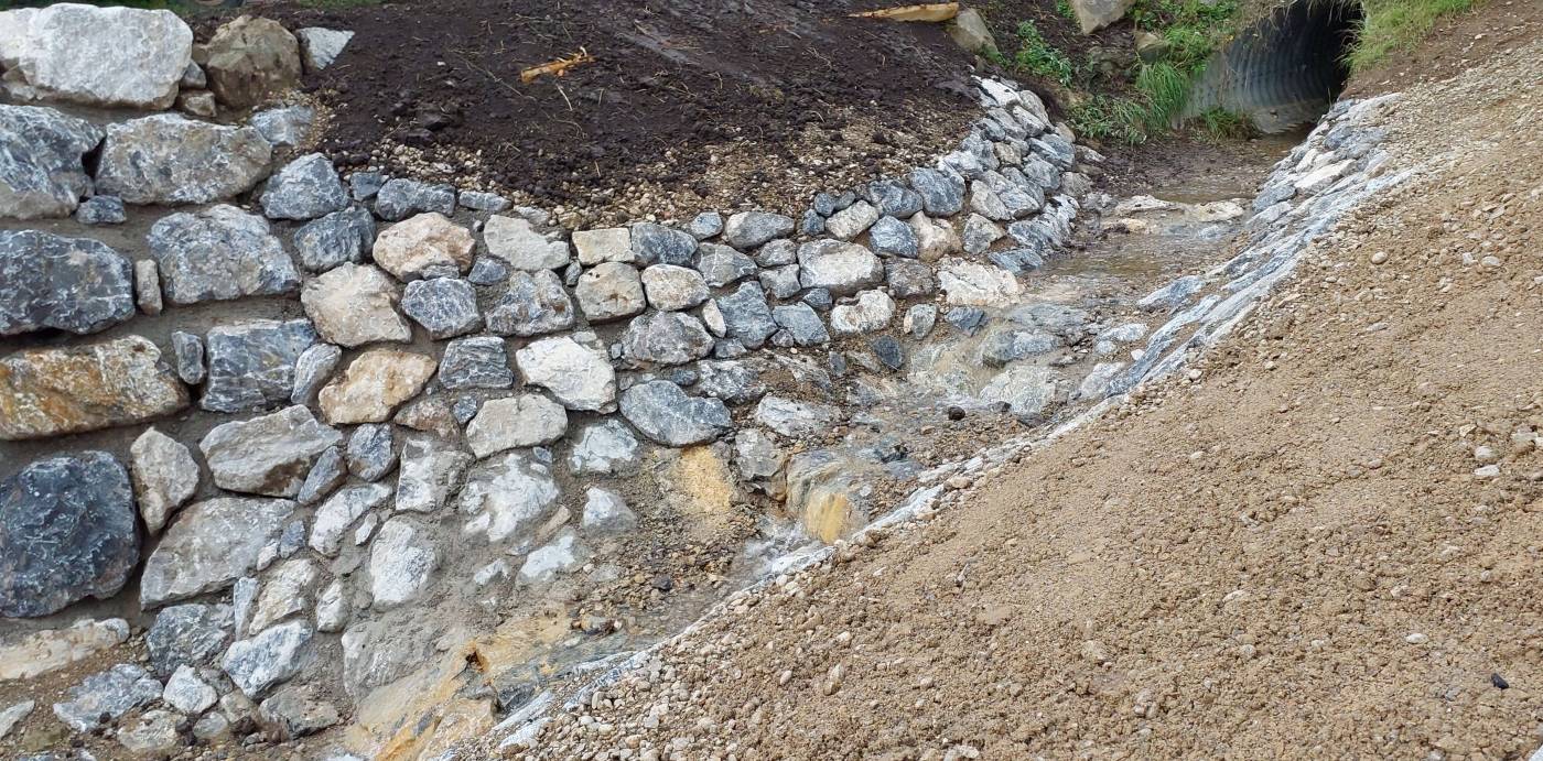 Ausbau Schrennenbach, Ausschreibung, Ausführung, Inbetriebnahme