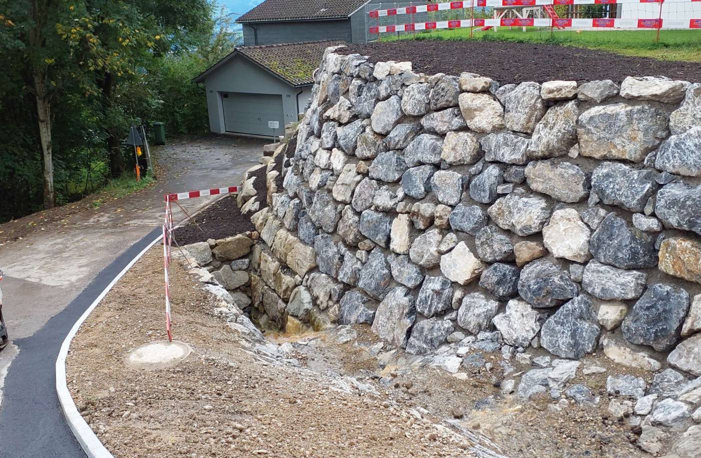 Ausbau Schrennenbach, Ausschreibung, Ausführung, Inbetriebnahme