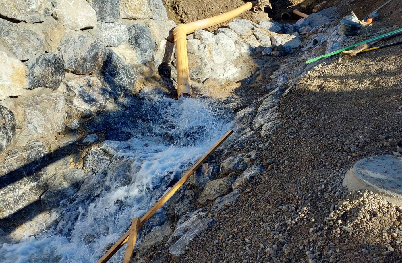 Ausbau Schrennenbach, Ausschreibung, Ausführung, Inbetriebnahme