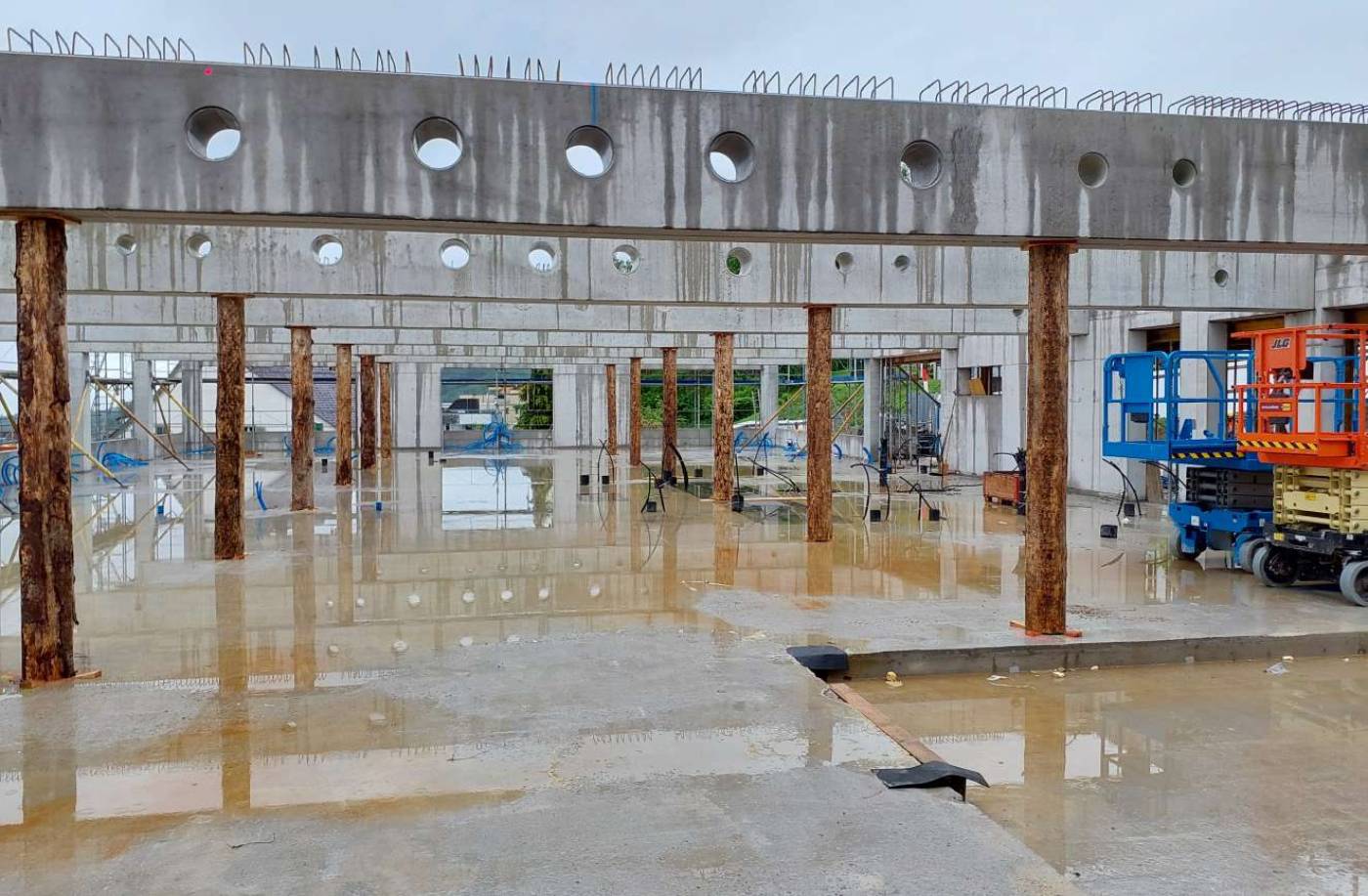 Ersatzbau MZH Riedmatt, 8832 Wollerau, Rückbau und Sicherung der Bestandesbauten,, Tragwerksplanung,, Baugruben- und Fundationsarbeiten,, Kanalisations- und Werkleitungsplanung