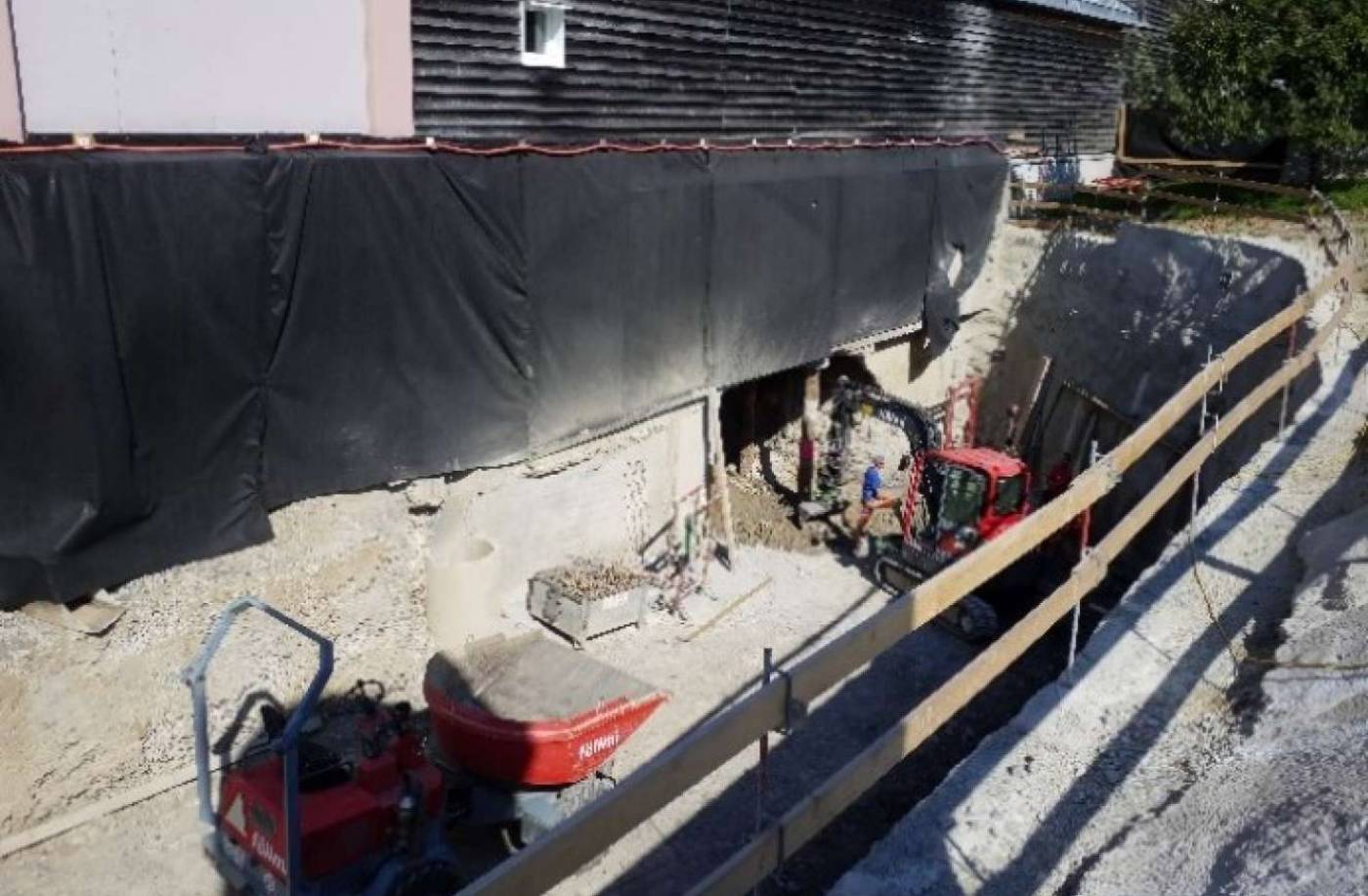 Ersatzbau MZH Riedmatt, 8832 Wollerau, Rückbau und Sicherung der Bestandesbauten,, Tragwerksplanung,, Baugruben- und Fundationsarbeiten,, Kanalisations- und Werkleitungsplanung