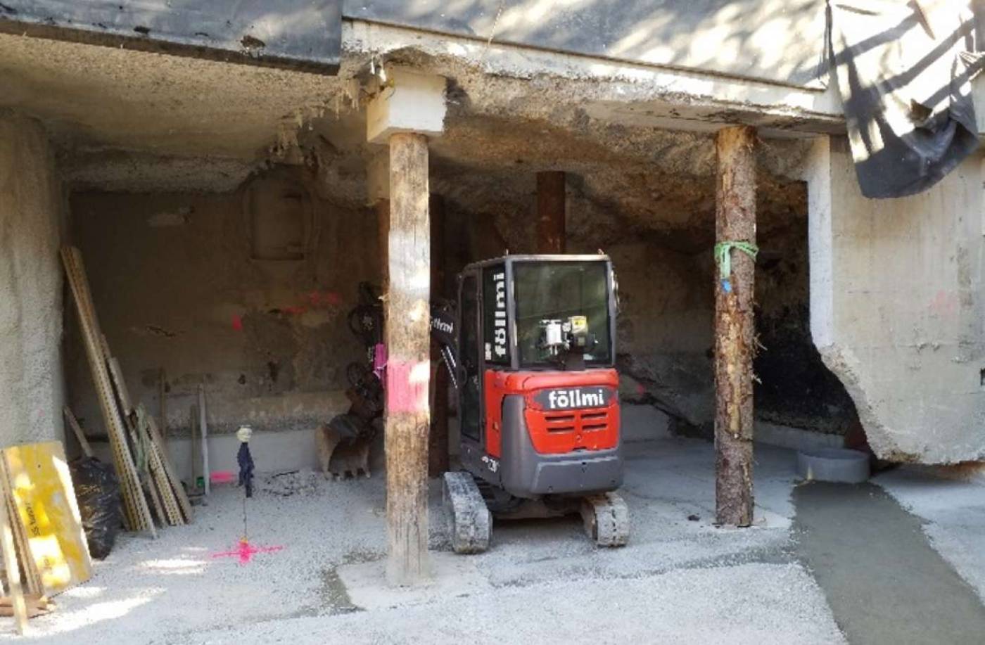 Ersatzbau MZH Riedmatt, 8832 Wollerau, Rückbau und Sicherung der Bestandesbauten,, Tragwerksplanung,, Baugruben- und Fundationsarbeiten,, Kanalisations- und Werkleitungsplanung