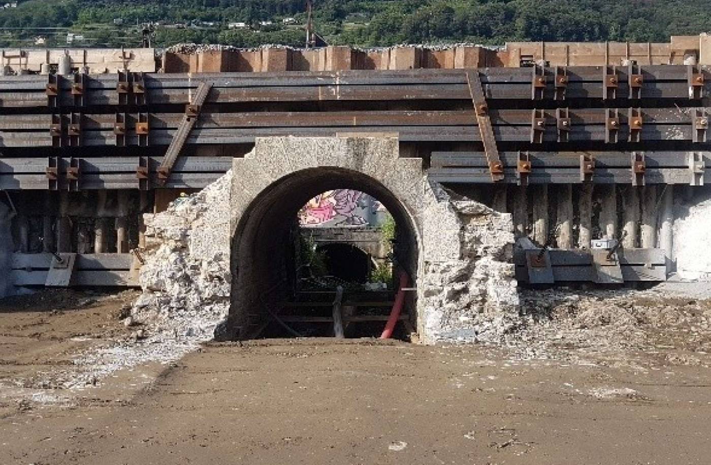 FFS S20 Tenero, Contone potenziamento a doppio binario, Realizzazione e gestione della rete di punti fissi e della rete GLV per tutta la durata dei lavori. Controllo geometrico delle opere. Misurazioni di deformazione dei binari e dei pali.