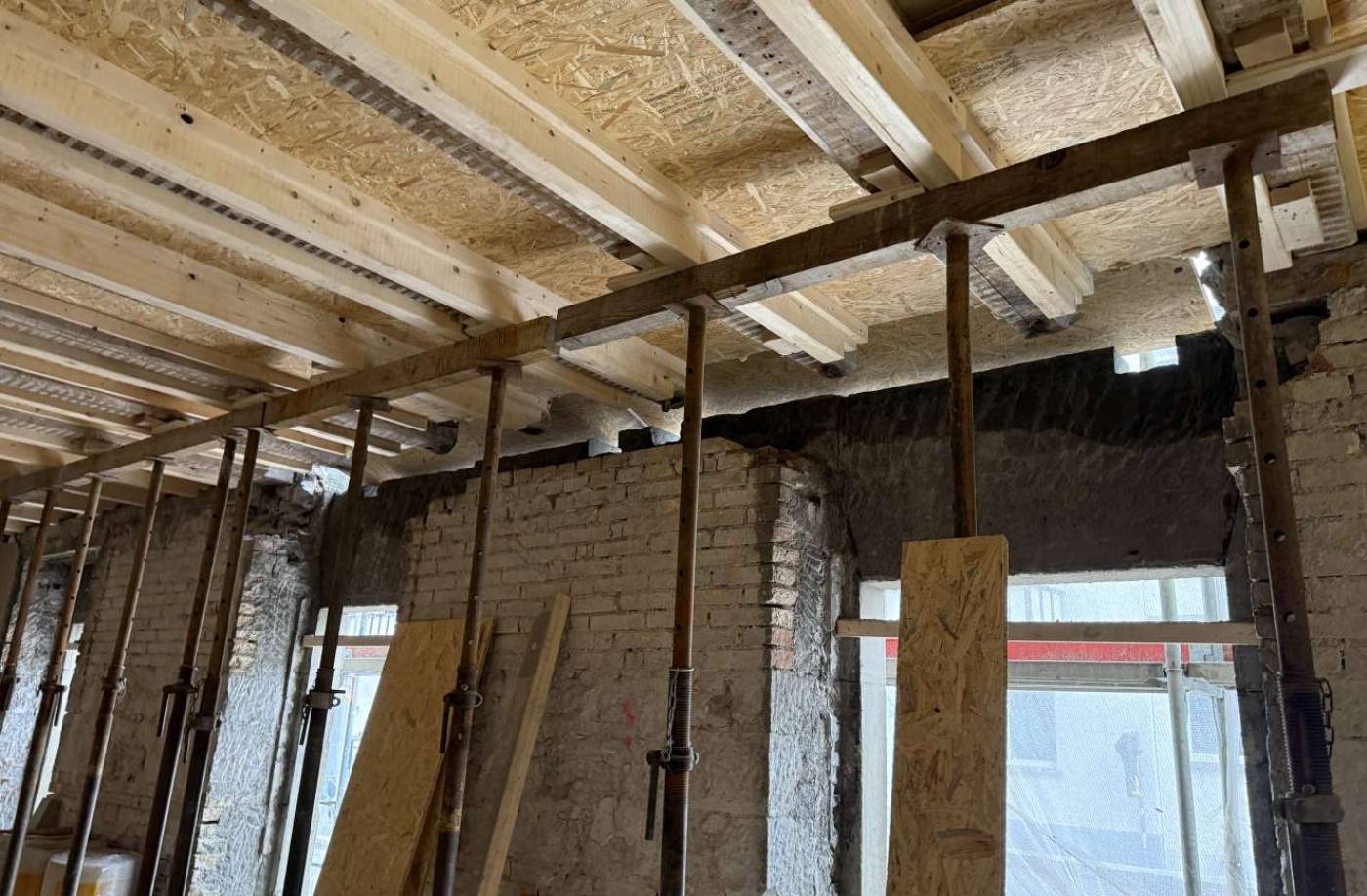 Totalsanierung MFH Dufourstrasse, Zürich, ErdbebenüberprüfungÜberprüfung der Tragstruktur
